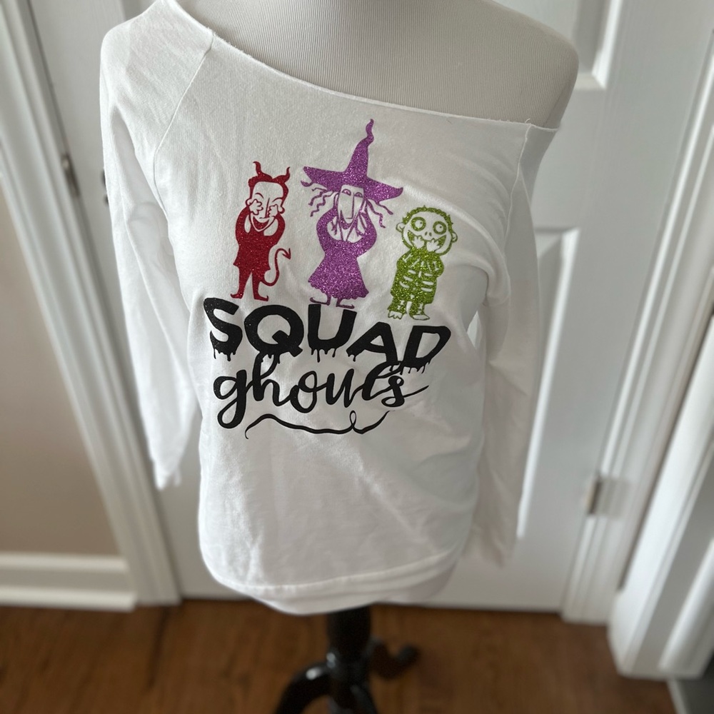 Off the shoulder nightmare before Christmas sweater (quarter length sleeves)